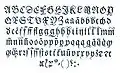 Typeface of the Prayer book (1514)