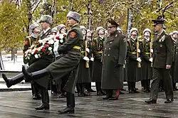 2006 wreath-laying with the 154th ICR