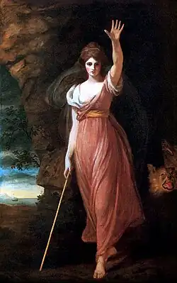 Emma Hart, Lady Hamilton as Circe, George Romney, 1782