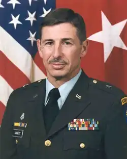 2000 color head and shoulders photo of Major General George T. Garrett in dress uniform