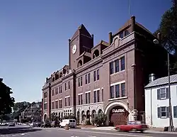 View of Car Barn from the southeast between 1980 and 2006