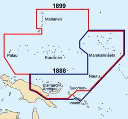 Image 47German New Guinea before and after the German-Spanish treaty of 1899 (from Micronesia)
