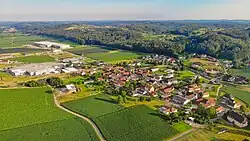 Aerial view of Gersdorf