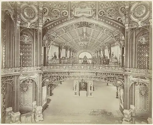 Interior of the Palace of Fine Arts by Jean-Camille Formigé