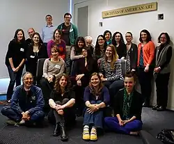 Attendees at the 2013 Women in the Arts Edit-a-thon in Washington, DC