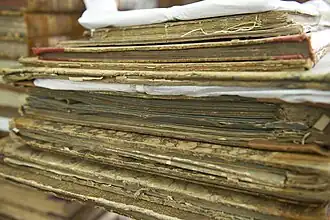 Some of the old books at the library