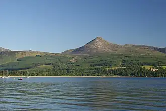 Goat Fell on Arran, the highest point of Buteshire
