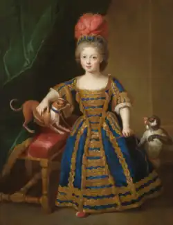 Francis III of Lorraine at the age of 3, 1712