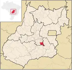 Location in Goiás state