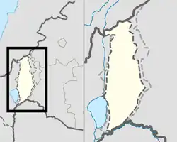 Kursi, Sea of Galilee is located in the Golan Heights