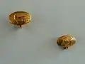 Gold rings with reliefs, Late Helladic (Mycenaean)
