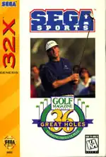 Golfer Fred Couples on a video game box