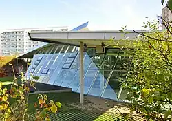 Back of the Grünauer Welle building