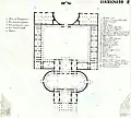 1848 Design for the ground floor of the Senate Palace, Rio