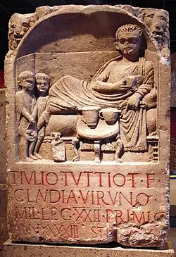 Gravestone for Titus Iulius Tuttius