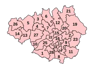 Former parliamentary constituencies in Greater Manchester