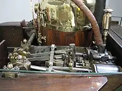 Cylinders, motion and vertical boiler of the Grenvill steam carriage