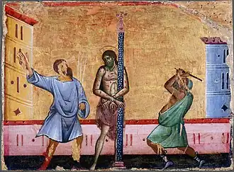 Flagellation, 1270s, in the Lindenau-Museum