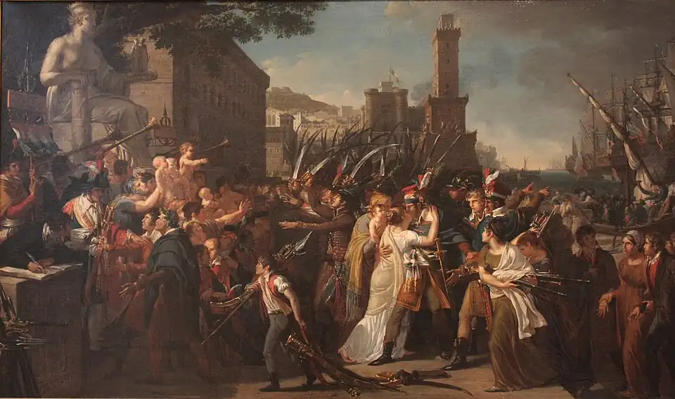 The Fatherland in Danger by Guillaume Guillon-Lethière