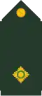 Second lieutenant (Guyana Army)[28]