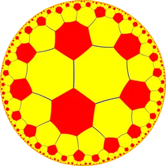 Truncated order-7 square tiling
