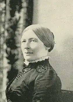 Bust-length portrait of Harriet Newell Haskell