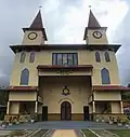 HKBP Church in Pearaja, Tarutung, North Sumatra. The church is located within HKBP Headquarters complex