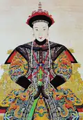 Empress Xiaozheyi in court dress