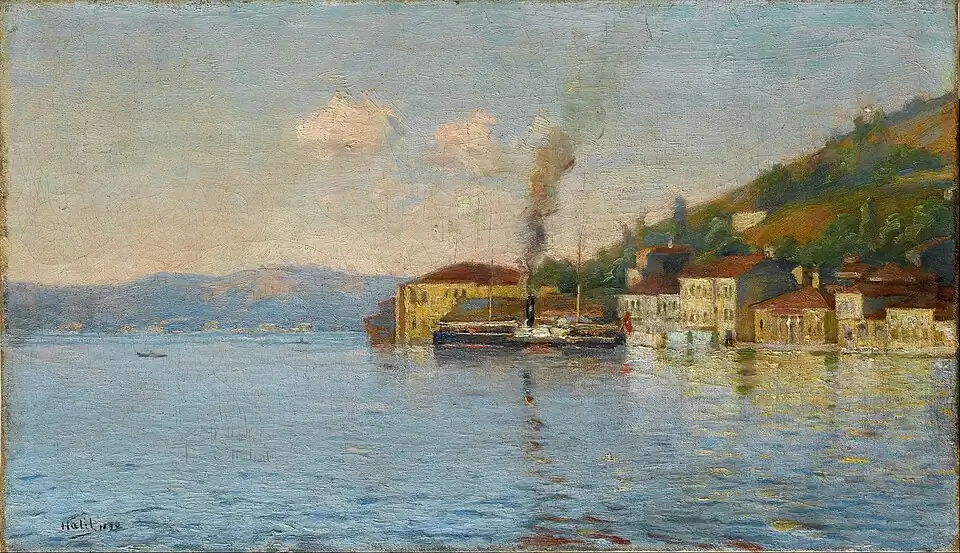 Çengelköy Ferry Quay on the Bosphorus (1890)