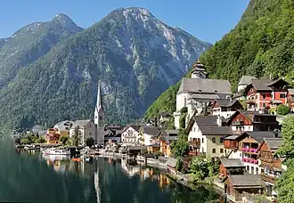 The centre of Hallstatt