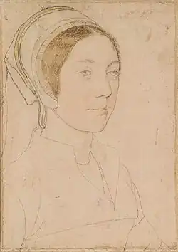 An unidentified woman c. 1532–43, Hans Holbein the Younger[80]
