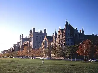 Photo of University of Chicago buildings.