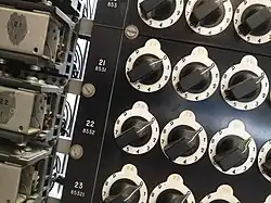 Rotary switches used to enter program data constants