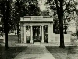 Photograph of Haskell memorial entrance