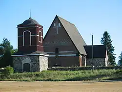 Church pictured from the north side.