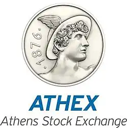 Old logo of Athens Stock Exchange