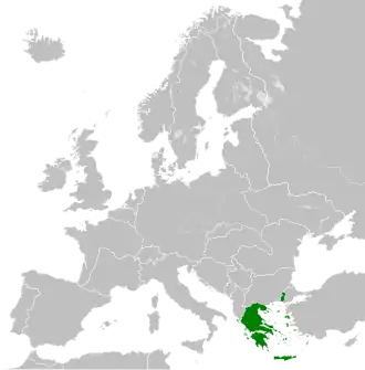 The Hellenic State in 1942