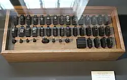 van den Keere's Grande Musique punches in the Plantin-Moretus Museum