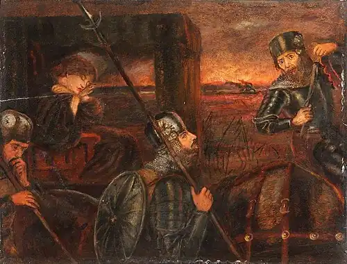 The Princess Sabra Taken to the Dragon, by Henry Treffry Dunn, 1896