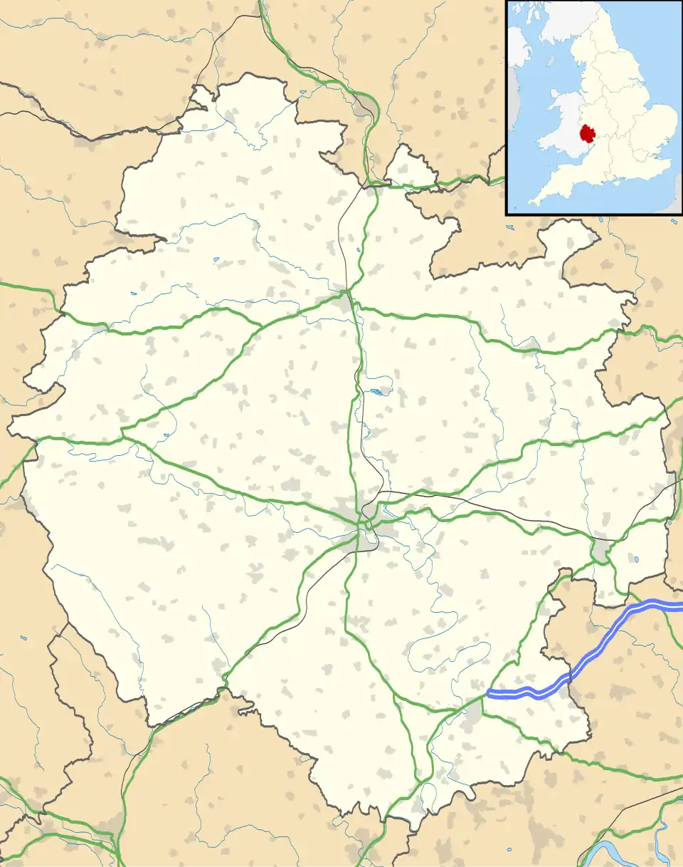 Yazor is located in Herefordshire