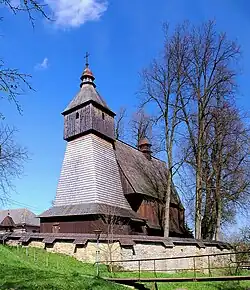 Wooden church in Hervartov