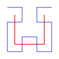 Hilbert curves, first and second orders