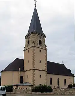 The church in Hirsingue