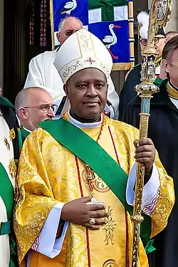 Cardinal Antoine Kambanda, Spiritual Protector and Chaplain General of the Orléans obedience from 2022.
