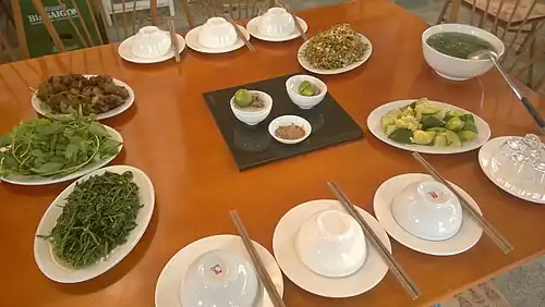 A Hmong specialities restaurant in Ha Giang city, Vietnam, in 2014