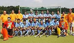 Indian hockey team in 2000s.