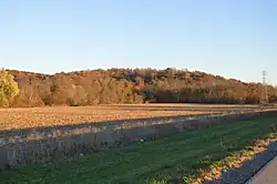 Hocking River valley north of Sugar Grove