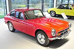 Honda S800 coupe in the ZeitHaus museum
