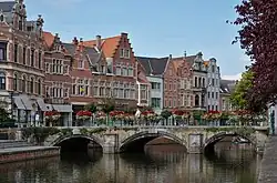 Hoogbrug over the Nete in Lier