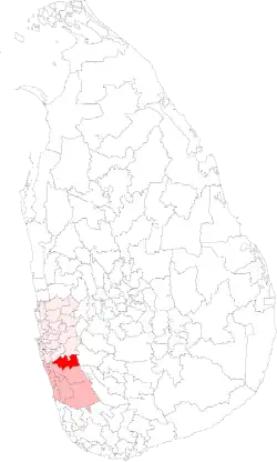 Location of Horana